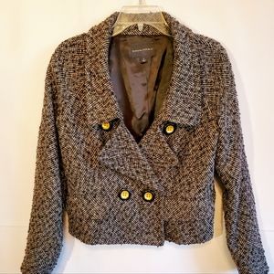 Banana Republic Cropped Tweed Blazer Size M